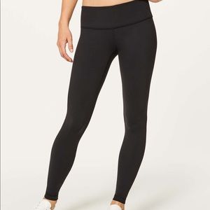lululemon wunder under black size 6